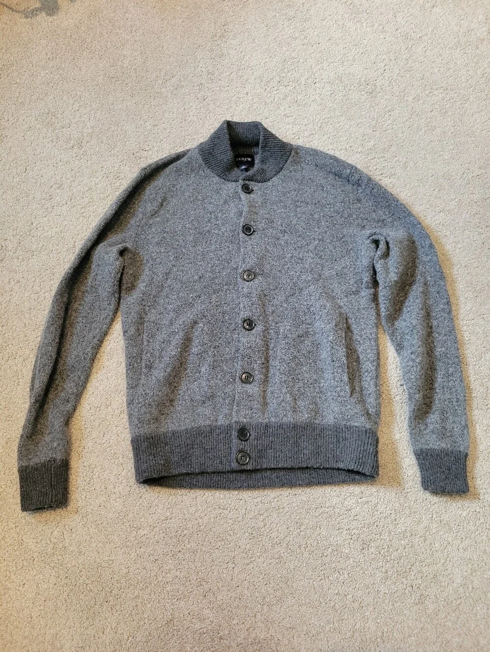 J. Crew Men's Lambswool Sweater Bomber